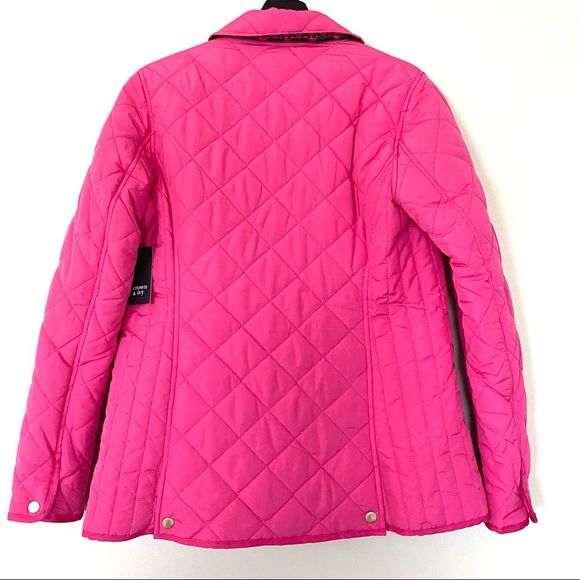 Crown and Ivy Fuchsia Quilted Style Jacket Brand New - Picture 2 of 12